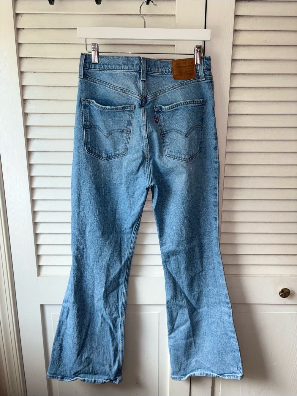 Levi’s Premium 70s High Flare Jeans 29 Light Wash High Rise 30 - Picture 5 of 6